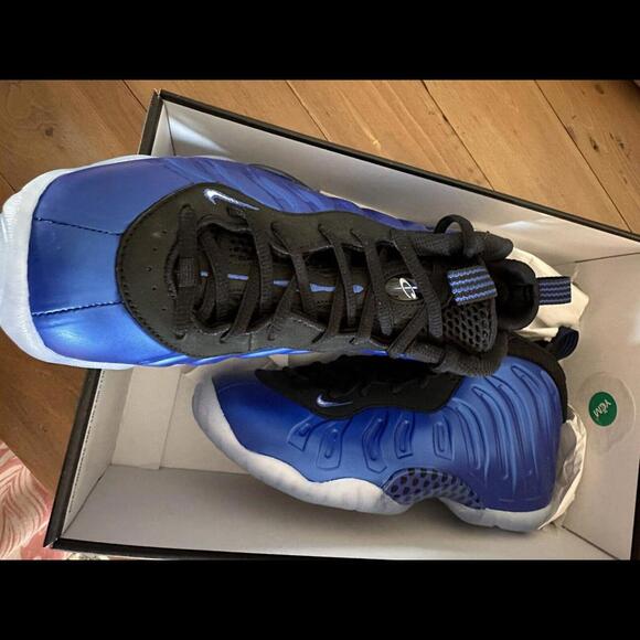 Nike Little Posite One GS Royal Blue FV5365-400 Size 5Y (W 6.5 / EU 37.5) – BNIB - Picture 7 of 10
